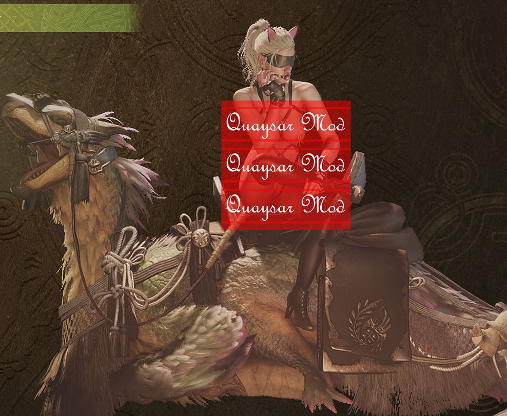 MHWS怪物猎人荒野MOD008:【女装外观】口球猫奴