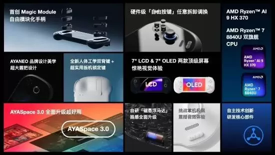 4999元起!模块化掌机AYANEO 3开启预售