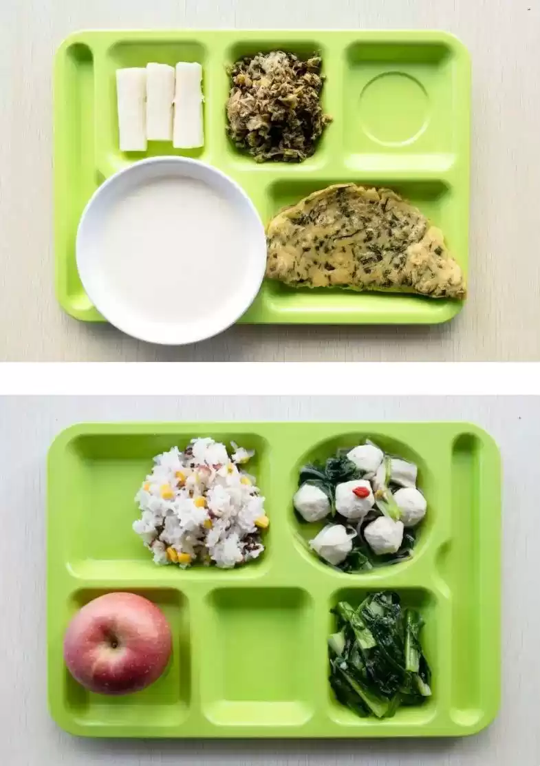 高校1:1复刻"国家版减肥餐" 网友:看着就感觉饿瘦了