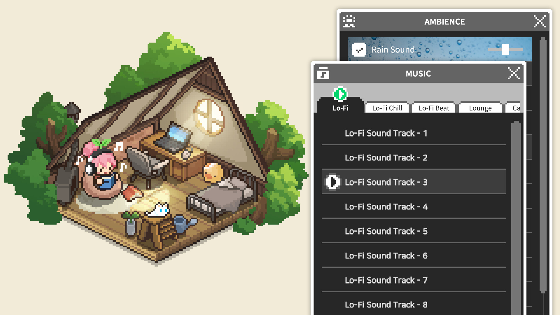 迷你舒适房间:Lo-Fi/Mini Cozy Room: Lo-Fi