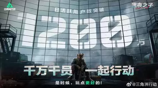 腾讯大作喜提全新里程碑:日活玩家突破1200万!
