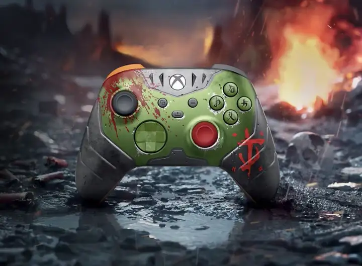 钱包遭老罪咯!《毁灭战士:黑暗时代》限定版Xbox手柄公布
