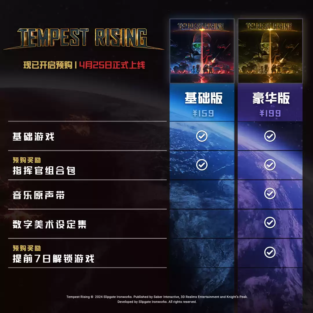 老派RTS文艺复兴!《风暴崛起》豪华版现已解锁,4月25日正式上线