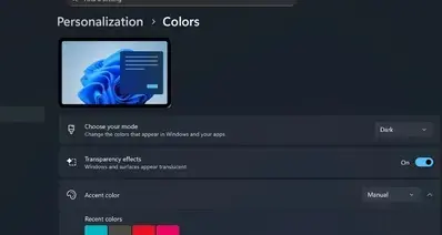 微软正致力于在 Windows 11 全系统扩展深色模式支持