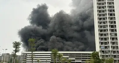 比亚迪公司突发火灾