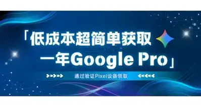 低成本简单获取一年Google AI Pro方法