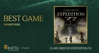 2026 BAFTA获奖名单公布，《光与影：33号远征队》荣获最佳游戏奖