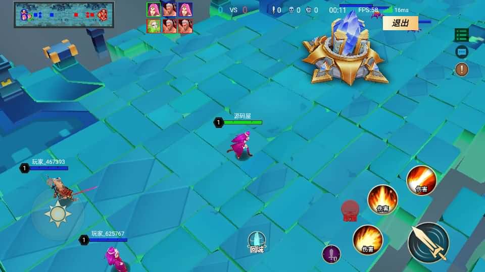 【MOBA之王者大乱斗】4月16日收集打包Linux服务端 VM单机一键端-休闲竞技手游-带详细搭建教程 全套源码 安卓客户端