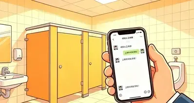 社死！员工厕所长时间玩手机被辞退，实拍照片被发工作群