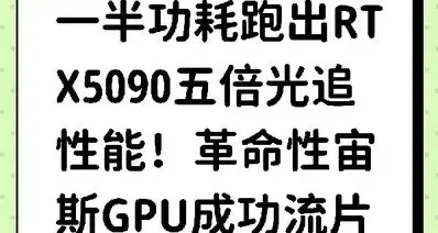 宙斯GPU一半功耗跑出5090五倍光追性能！硬件光追深度解析