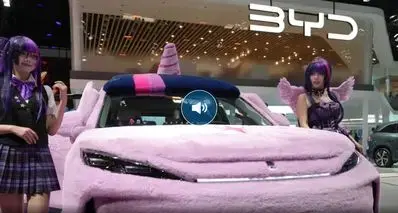 保时捷研发总监跑去byd展台开会