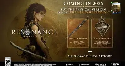 《共鸣：瘟疫传说传承》在亚马逊开启实体版预订，售价为409元！