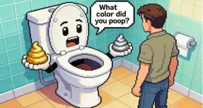 明明吃了五颜六色的食物，为什么拉出来的屎都是统一的棕黄色？