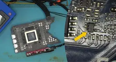 维修店发现早期版本的RTX 4090 FE显卡与新版本PCB布局不一致