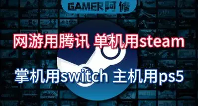 网游用腾讯、单机用steam、掌机用switch、主机用ps5