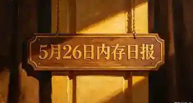 涨喽，等618往回跌吧丨5月26日内存日报