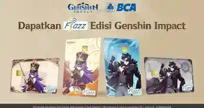 《原神》×BCA银行联动官宣｜限定Flazz电子交通卡正式发售