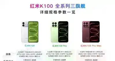 标准版来了！一图读懂红米K100全系三机有何区别