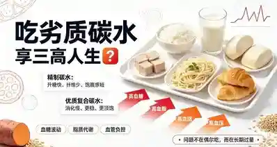 吃劣质碳水，享三高人生